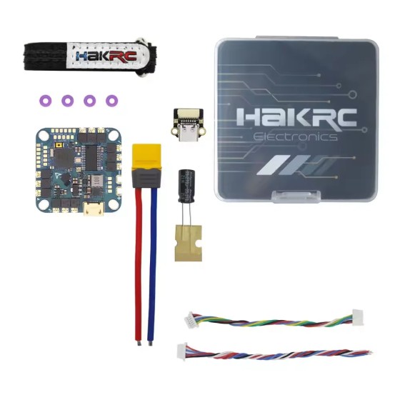 Hot Sales HAKRC F4126 AIO 25.5X25.5mm Flight Controller BLHELIS 4in1 ESC 20A/40A Rc Drone Kit